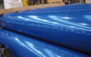 tubi in PVC rigido, tubazioni in PVC-A blu power crack resistant